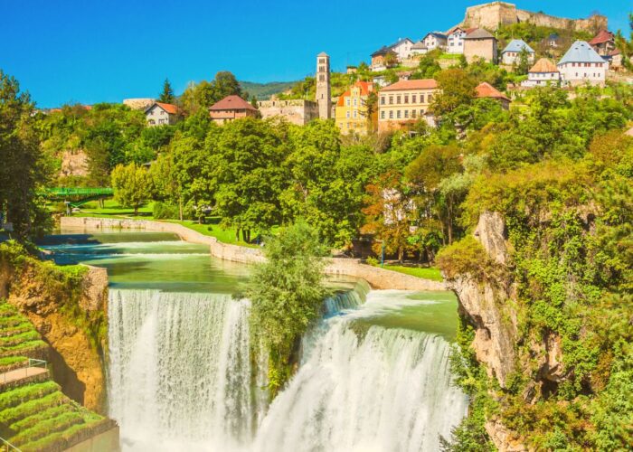 Jajce Waterfall