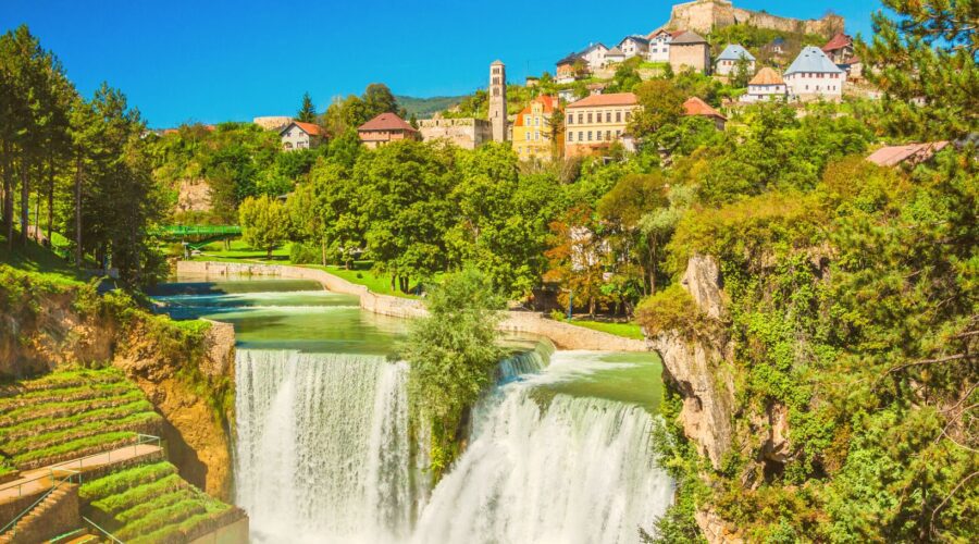 Jajce Waterfall